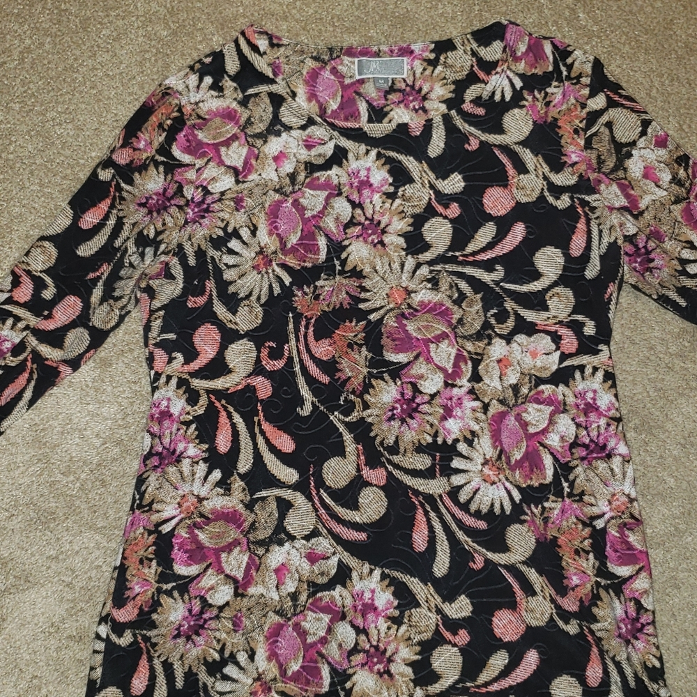 J M Collection Long Sleeve Blouse - Picture 2 of 5